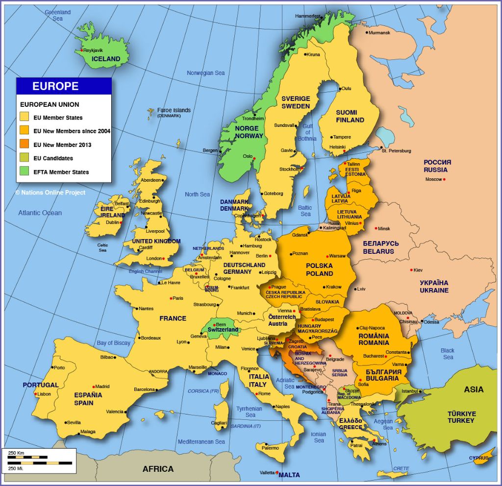 Lbumes Foto Mapa De Los Paises De La Union Europea Y Sus Capitales Actualizar